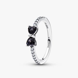 Каблучка Pandora Чорний бант 193510C03
